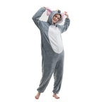 Grey Elephant Onesie Halloween Costume for Adults