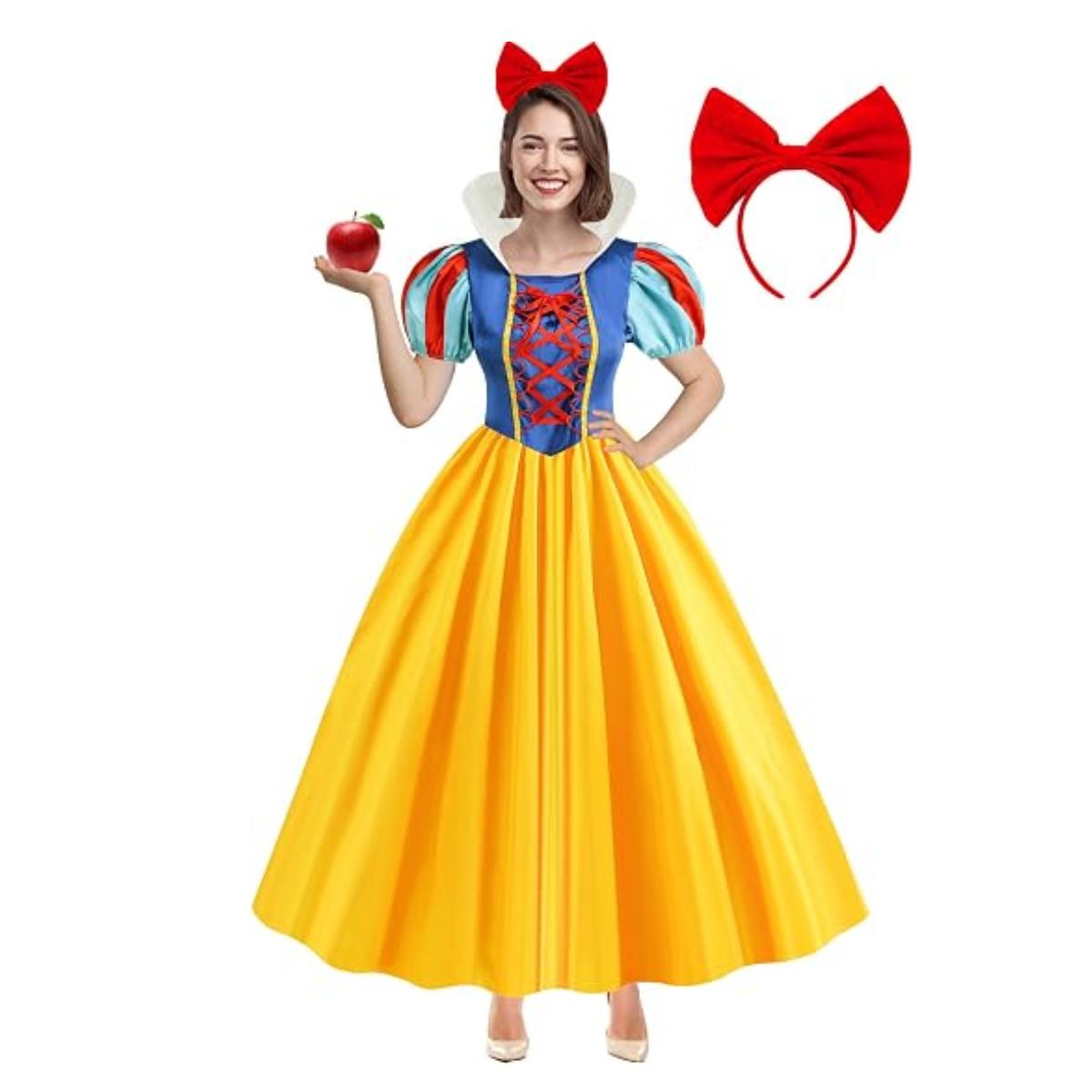 Women’s Princess Halloween Costume Dress with Headband