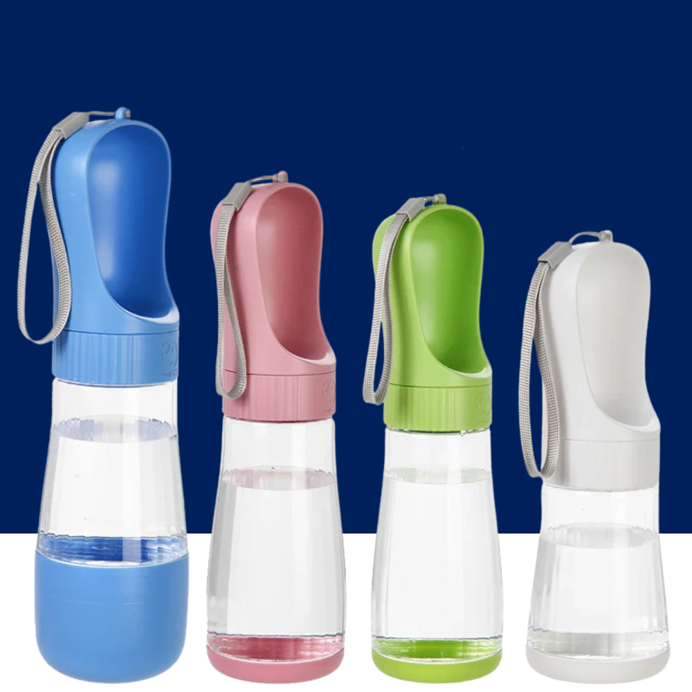 2-in-1 Dog Water Bottle & Food Container – Portable Pet Water Dispenser for Travel & Walking