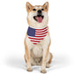 Patriotic American Flag Pet Bandana – Celebrate Veterans Day in Style