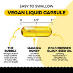 Black Seed Oil & Manuka Honey Capsules | Halal Immune Support