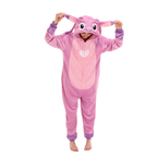 Pink Animal Onesie Halloween Costume for Adults