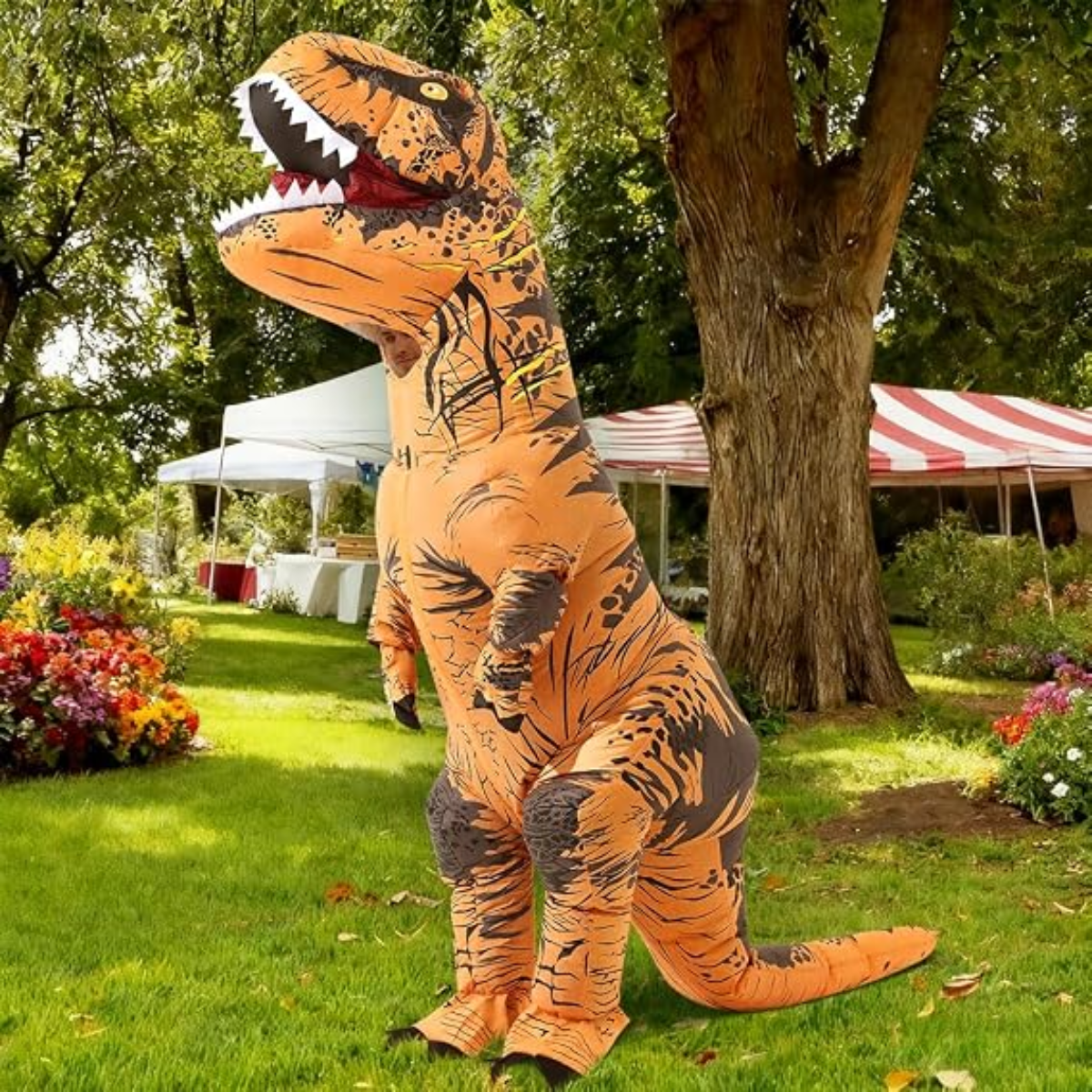 Inflatable Dinosaur Halloween Costume for Adults