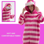 Purple Cat Animal Onesie Halloween Costume for Adults