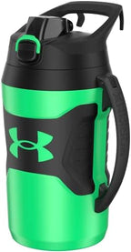 Insulated Water Bottle with Handle & Fence Hook, Half Gallon Sports Water Jug, Leak-Resistant & BPA-Free for Baseball, Football & Gym