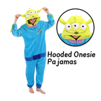 Green Blue Animal Onesie Halloween Costume for Adults