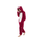 Pink Bear Animal Onesie Halloween Costume for Adults