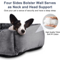 JOEJOY Cat Couch Bed – Soft Orthopedic Cat Sofa Bed for Kneading