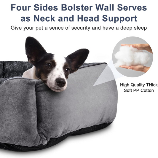 JOEJOY Cat Couch Bed – Soft Orthopedic Cat Sofa Bed for Kneading