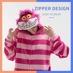 Purple Cat Animal Onesie Halloween Costume for Adults