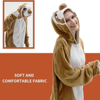 Sloth Animal Onesie Halloween Costume for Adults