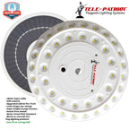 TelePatriot 600 Series Solar Flagpole Light - 600 Lumen IP65 LED