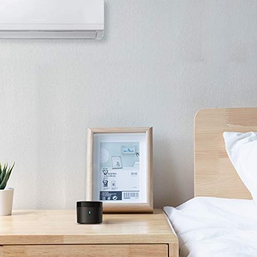 BroadLink RM4mini Smart Remote Hub - WiFi IR Blaster for TV Remote, Smart AC Controller, Works with Alexa/Google Home/IFTTT | TV Smart Remote Works with Alexa/Google Home/IFTTT, 360° 38KHz IR Blaster, Voice Control, Only Support 2.4GHz WiFi
