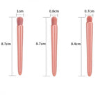 Easy-taken Travel Makeup Brush Set, COSHINE 5pcs Mini Complete Function Cosmetic Brushes Kit (5pcs with mirror)