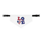 Patriotic Pet Bandana Collar - Celebrate Love, Perfect for July 4th, Dog Lovers, Pet Fashion, Cute Dog Accessories