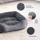 JOEJOY Cat Couch Bed – Soft Orthopedic Cat Sofa Bed for Kneading