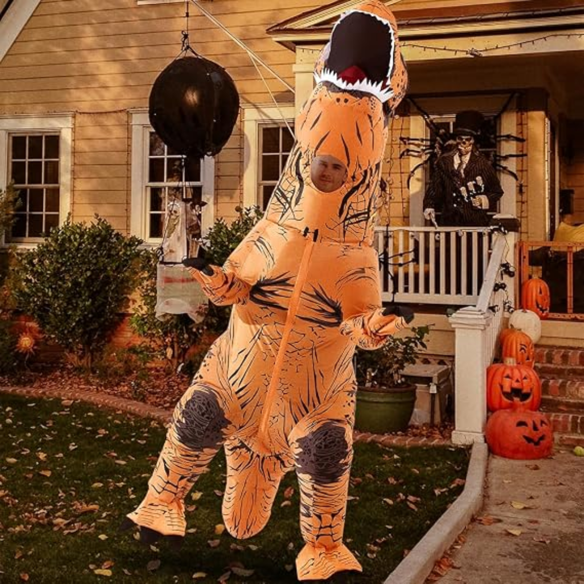 Inflatable Dinosaur Halloween Costume for Adults