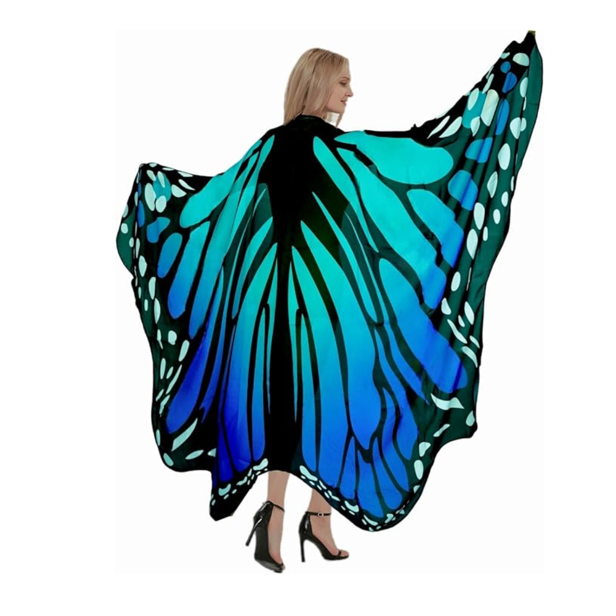 Women’s Butterfly Halloween Costume Wings Cape Set