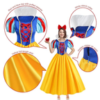 Women’s Princess Halloween Costume Dress with Headband