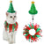 Cat & Small Dog Christmas Costume – Green Hat & Tutu Collar
