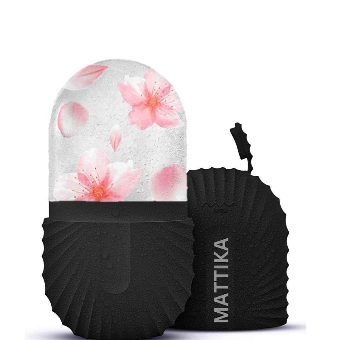 Ice Roller for Face & Eyes – Facial Ice Roller for Under Eye Puffiness, Reusable Silicone Ice Face Roller Massager for Skin Tightening, Pore Shrinking & Cooling Skincare Tool