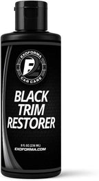 ExoForma Black Trim Restorer - Lasts 6+ Months, Dye Infused Waterproof Plastic Restorer for Cars - Perfect for Faded Bumpers, Trim & Vinyl on Jeeps, Truck Beds, Avalanches & ATVs