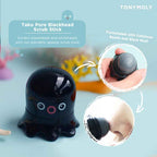 Tako Pore Blackhead Remover Scrub Stick Charcoal & Dead Sea Salt Exfoliator for Blackheads, Whiteheads, Pore Cleansing & Oil Control, 0.8 oz