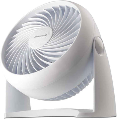 Honeywell TurboForce Air Circulator, Small Tabletop Fan, Quiet Personal Fan for Home or Office, 3 Speeds, 90 Degree Pivoting Head
