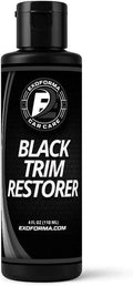 ExoForma Black Trim Restorer - Lasts 6+ Months, Dye Infused Waterproof Plastic Restorer for Cars - Perfect for Faded Bumpers, Trim & Vinyl on Jeeps, Truck Beds, Avalanches & ATVs