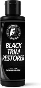 ExoForma Black Trim Restorer - Lasts 6+ Months, Dye Infused Waterproof Plastic Restorer for Cars - Perfect for Faded Bumpers, Trim & Vinyl on Jeeps, Truck Beds, Avalanches & ATVs