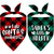 Christmas Dog Bandana Set – 2 Pack Red & Green Plaid Pet Scarf