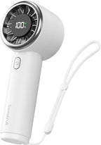 SWEETFULL Mini Fan Portable - Cute Handheld Turbo Fan with Rechargeable Battery, 5 Speeds, Small Hand Personal Travel Essentials for Women, Girls, Kids, Lash, Makeup