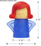 Angry Mom Microwave Cleaner, Mad Mama Microwave Steam Cleaner, Just Add Vinegar and Water, Easily Cleans the Crud in Minutes
