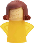 Angry Mom Microwave Cleaner, Mad Mama Microwave Steam Cleaner, Just Add Vinegar and Water, Easily Cleans the Crud in Minutes