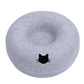 Felt Donut Cat Bed with Breather Hole – 2-in-1 Tunnel & Hideaway