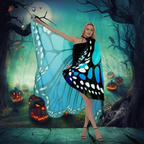 Women’s Butterfly Halloween Costume Wings Cape Set