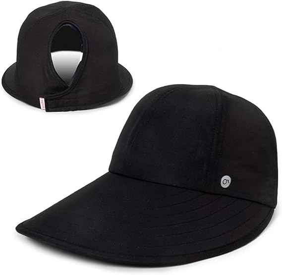 Ponyflo Sunblocker Wide Brim Hat, Patented Women’s Ponytail Sun Hat for Adults, UPF 50 Sun Protection