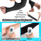 YQXCC Arm Sleeves, Cooling UV Sun Protection Sports Compression Sleeves for Men Women, Golf Basketball Arm Sleeves