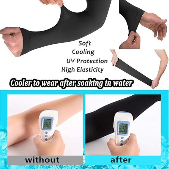 YQXCC Arm Sleeves, Cooling UV Sun Protection Sports Compression Sleeves for Men Women, Golf Basketball Arm Sleeves