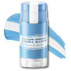 3 in 1 Colors Face Body Paint Sticks for Soccer,Football,Softball,Baseball,High Pigment & Waterproof Eye Black Stick Makeup