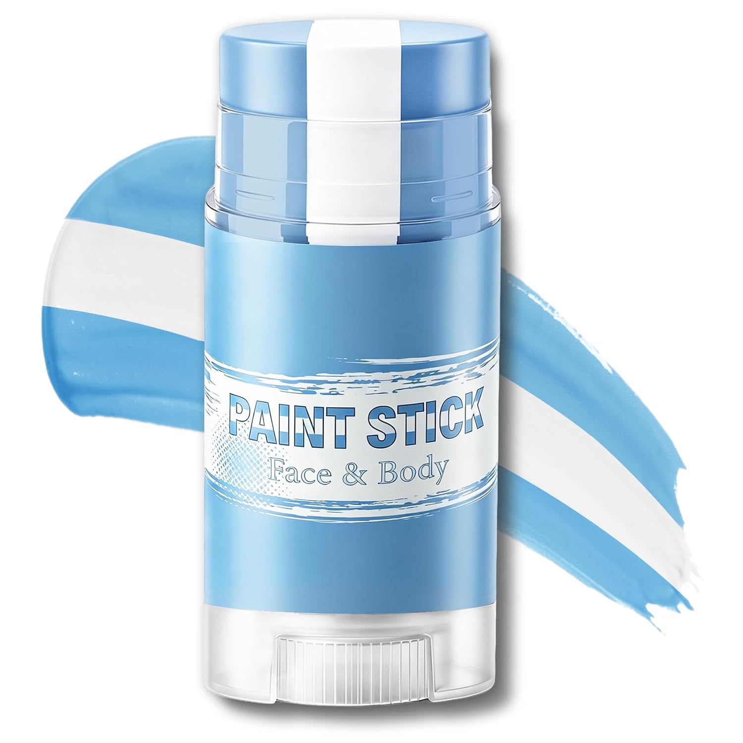 3 in 1 Colors Face Body Paint Sticks for Soccer,Football,Softball,Baseball,High Pigment & Waterproof Eye Black Stick Makeup