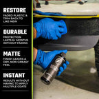 ExoForma Black Trim Restorer - Lasts 6+ Months, Dye Infused Waterproof Plastic Restorer for Cars - Perfect for Faded Bumpers, Trim & Vinyl on Jeeps, Truck Beds, Avalanches & ATVs