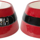Pet Christmas Ceramic Bowl – Santa Red Food & Water Dish for Cats & Dogs