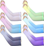 JenPen 6 Pairs UV Sun Protection Arm Sleeves to Cover Arms for Women Compression Sleeves for Men