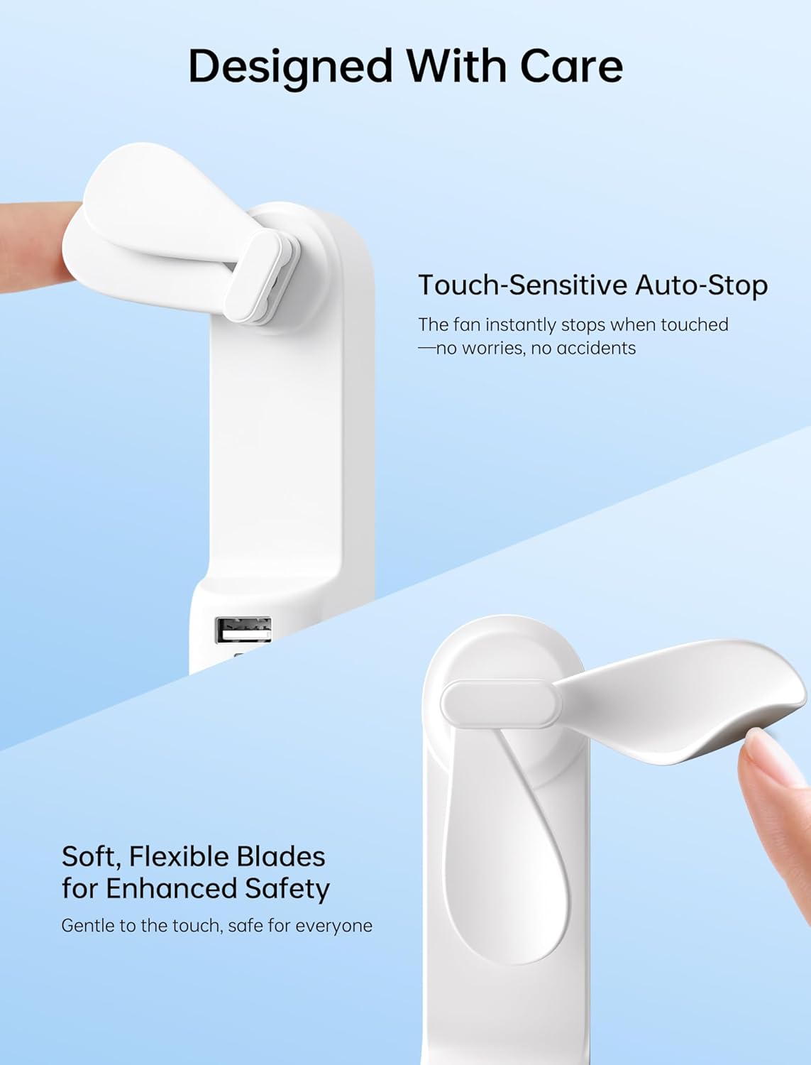 JISULIFE 3 IN 1 Handheld Mini Fan - Portable Fan & Power Bank & Flashlight, 19H Max Cooling, USB Rechargeable, Pocket-Sized for Travel, Cruise, Concerts, Makeup, 2026 Summer Gifts for Women