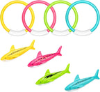 Korlon Tec Underwater Pool Toys for Kids Ages 4-8 8-12, Summer Training Swim Pool Diving Toys Set for Fun Water Games