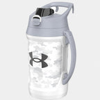Insulated Water Bottle with Handle & Fence Hook, Half Gallon Sports Water Jug, Leak-Resistant & BPA-Free for Baseball, Football & Gym