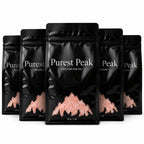 Purest Peak Fine Grain Himalayan Pink Salt – Pure Gourmet Food Grade Chef Salt, Fine Grain Sea Salt, Natural Rock Salt, Kosher, Vegan, and Gluten Free