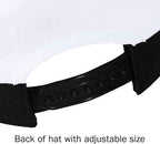 Adult Yacht Captain Hat White Sailor Hat for Women Men Yacht Boat Sailor Captain Cap Marine Admiral Costume Party Cosplay Accessory