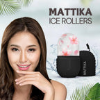 Ice Roller for Face & Eyes – Facial Ice Roller for Under Eye Puffiness, Reusable Silicone Ice Face Roller Massager for Skin Tightening, Pore Shrinking & Cooling Skincare Tool